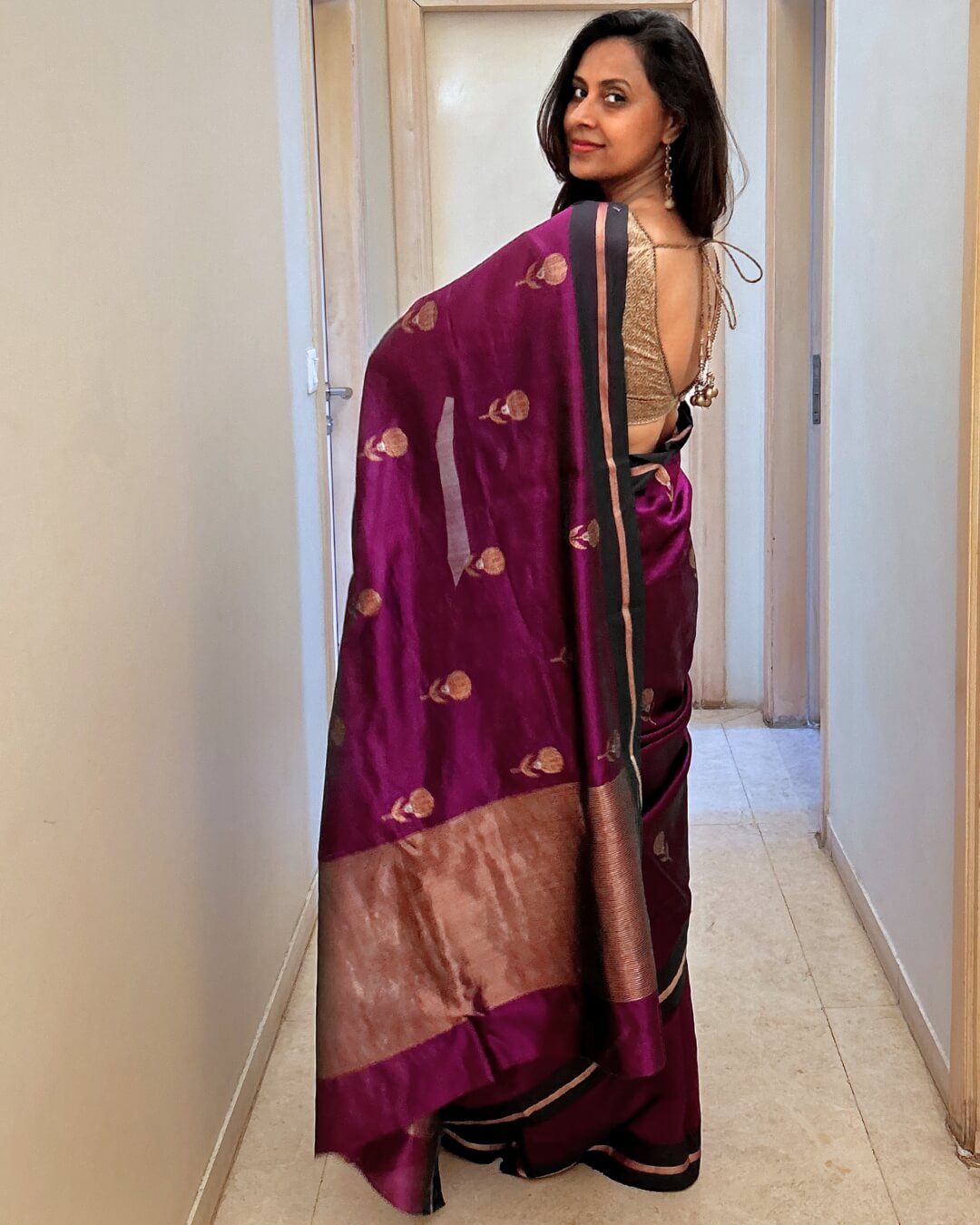 Rajeshwari Chanderi Pattu Silk Saree