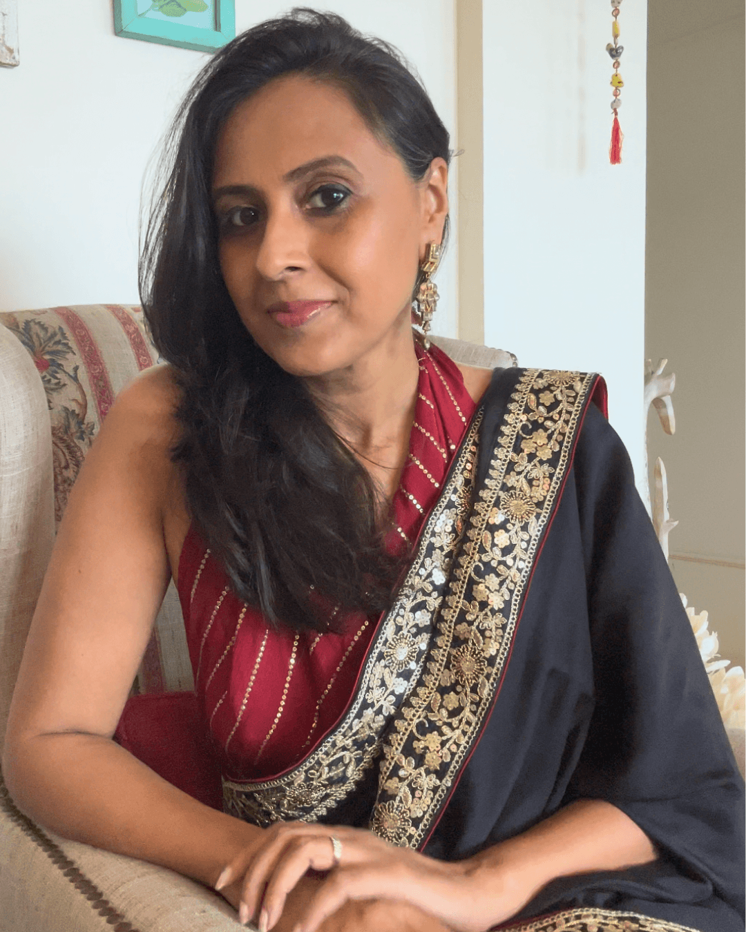 Black Mumtaz Saree
