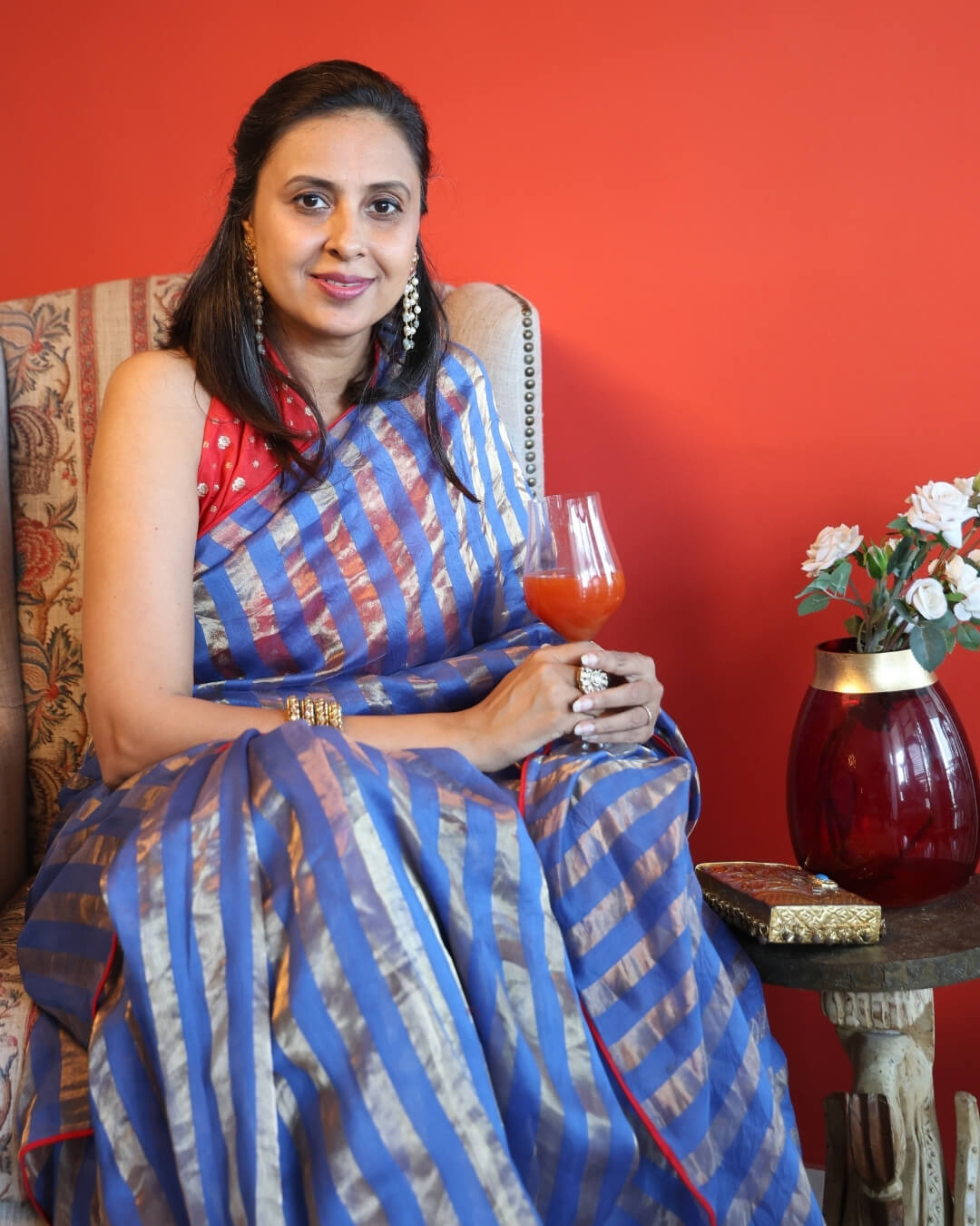 "Raat Jawaan Hai" Chanderi Saree