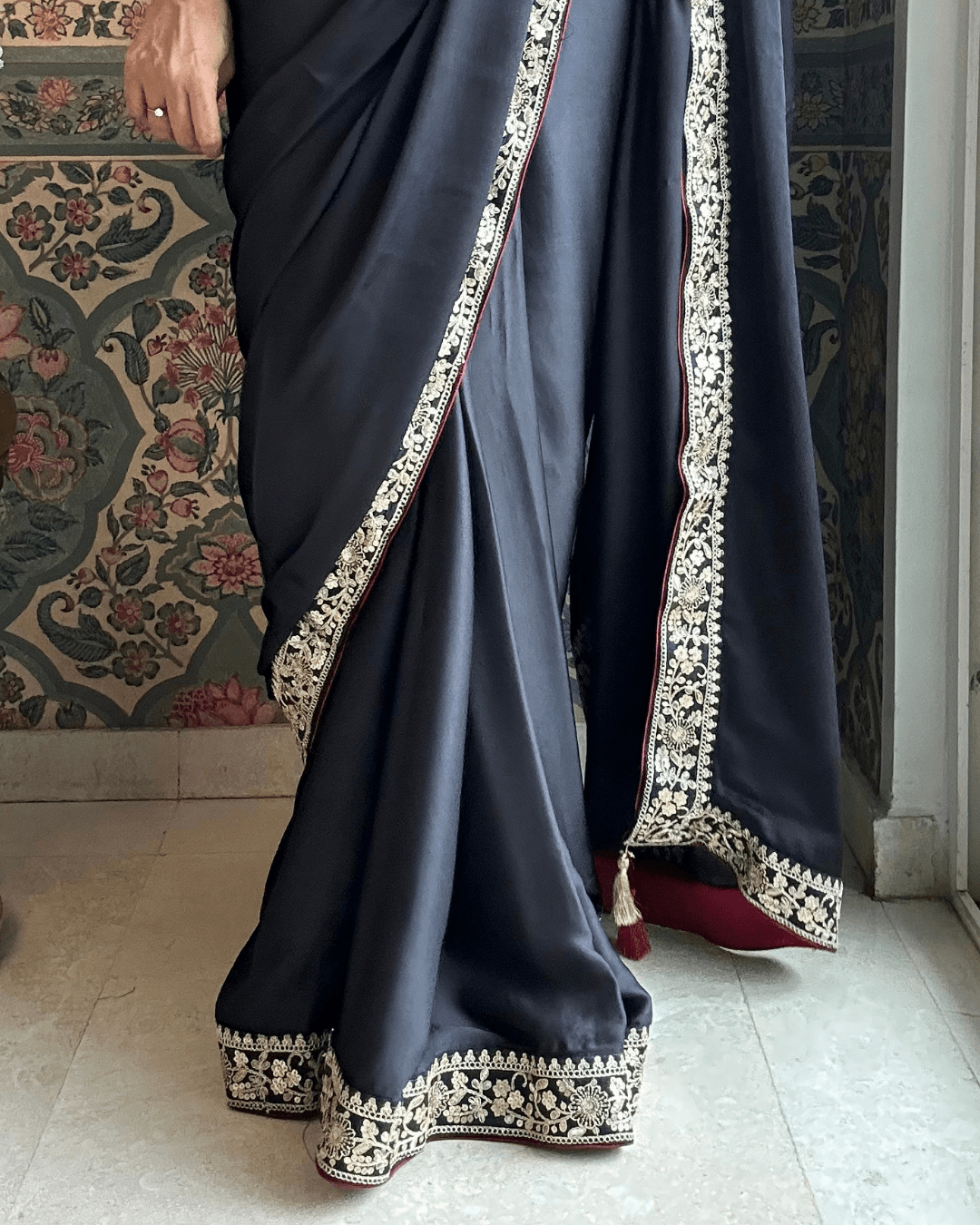 Black Mumtaz Saree