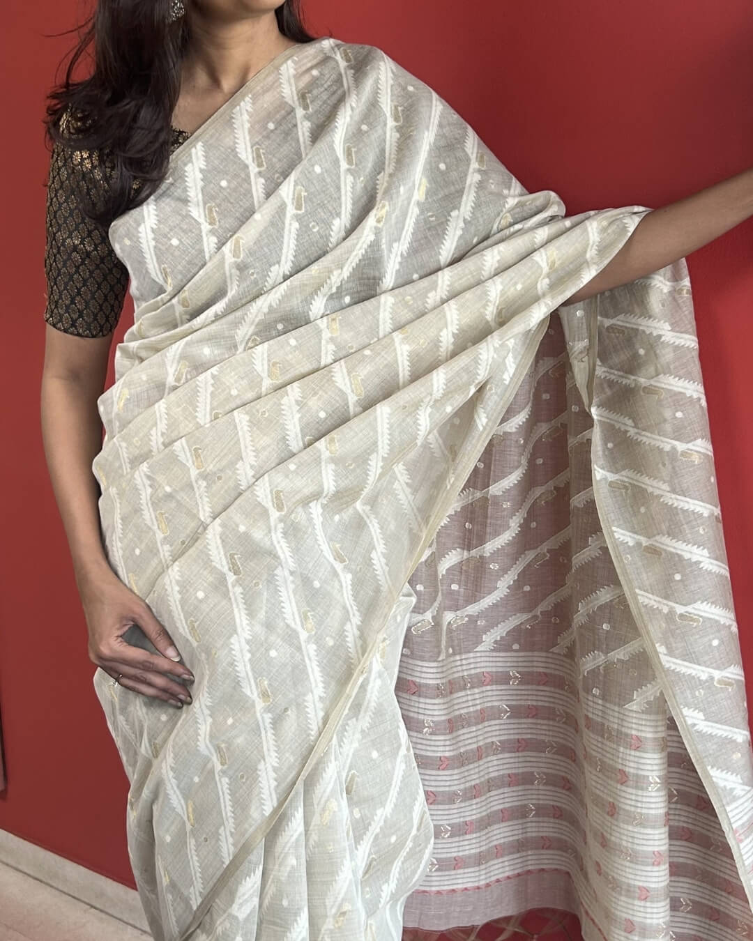 Vanya Ivory Saree