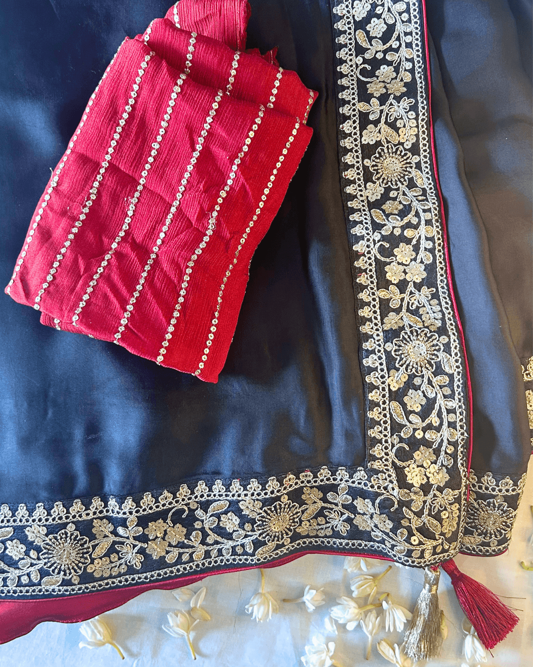 Black Mumtaz Saree