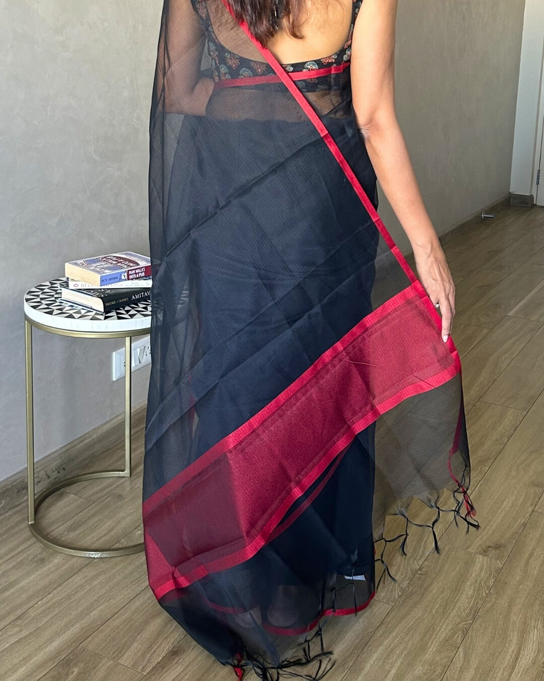 Nisha Kota doriya Cotton Saree