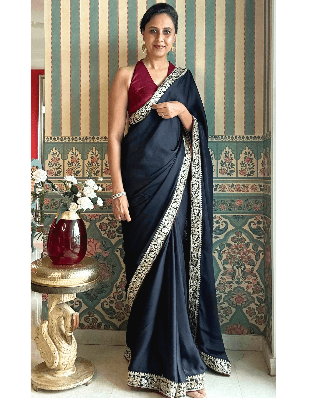 Black Mumtaz Saree
