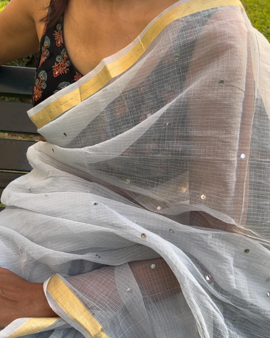 Mist Kota doriya Cotton Saree