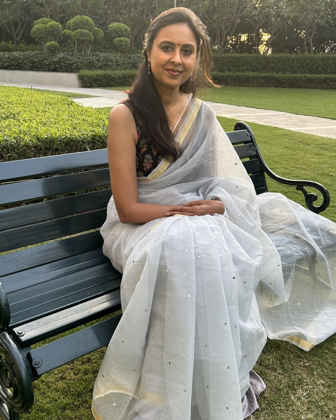 Mist Kota doriya Cotton Saree
