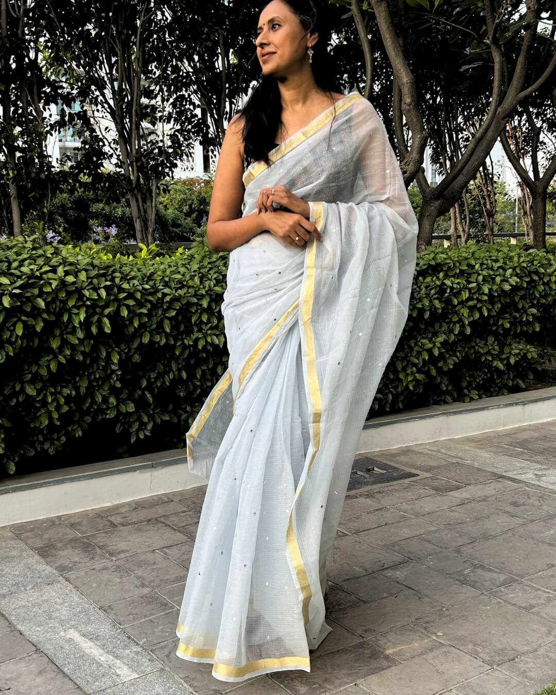 Mist Kota doriya Cotton Saree