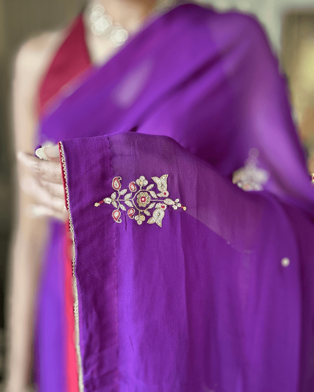 Jamuni Georgette Saree