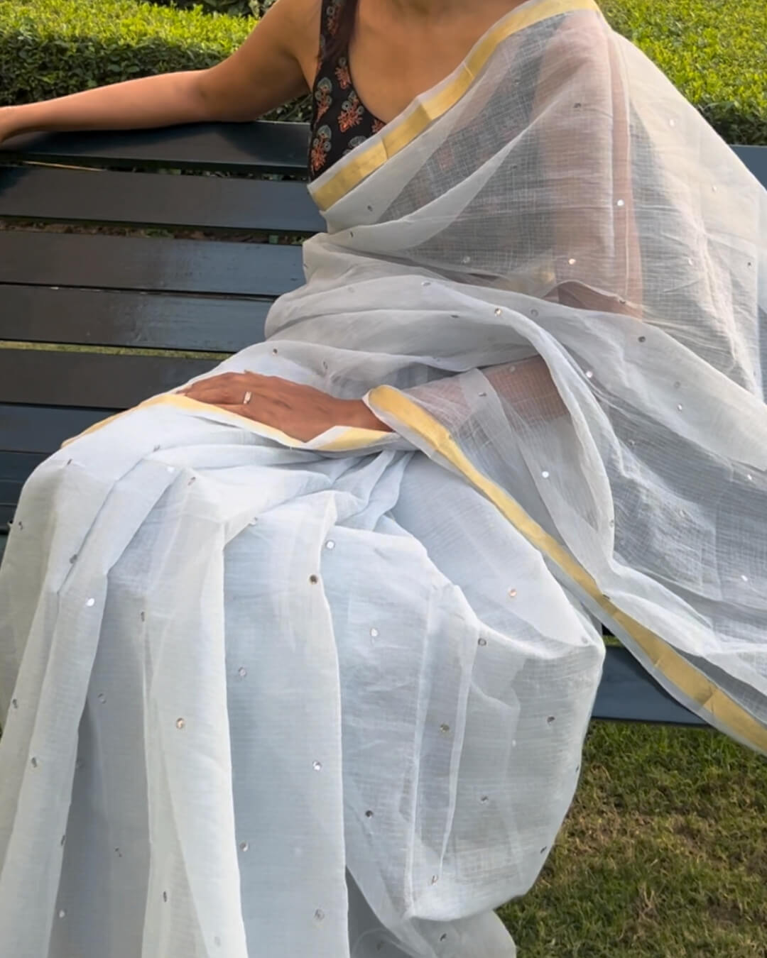 Mist Kota doriya Cotton Saree