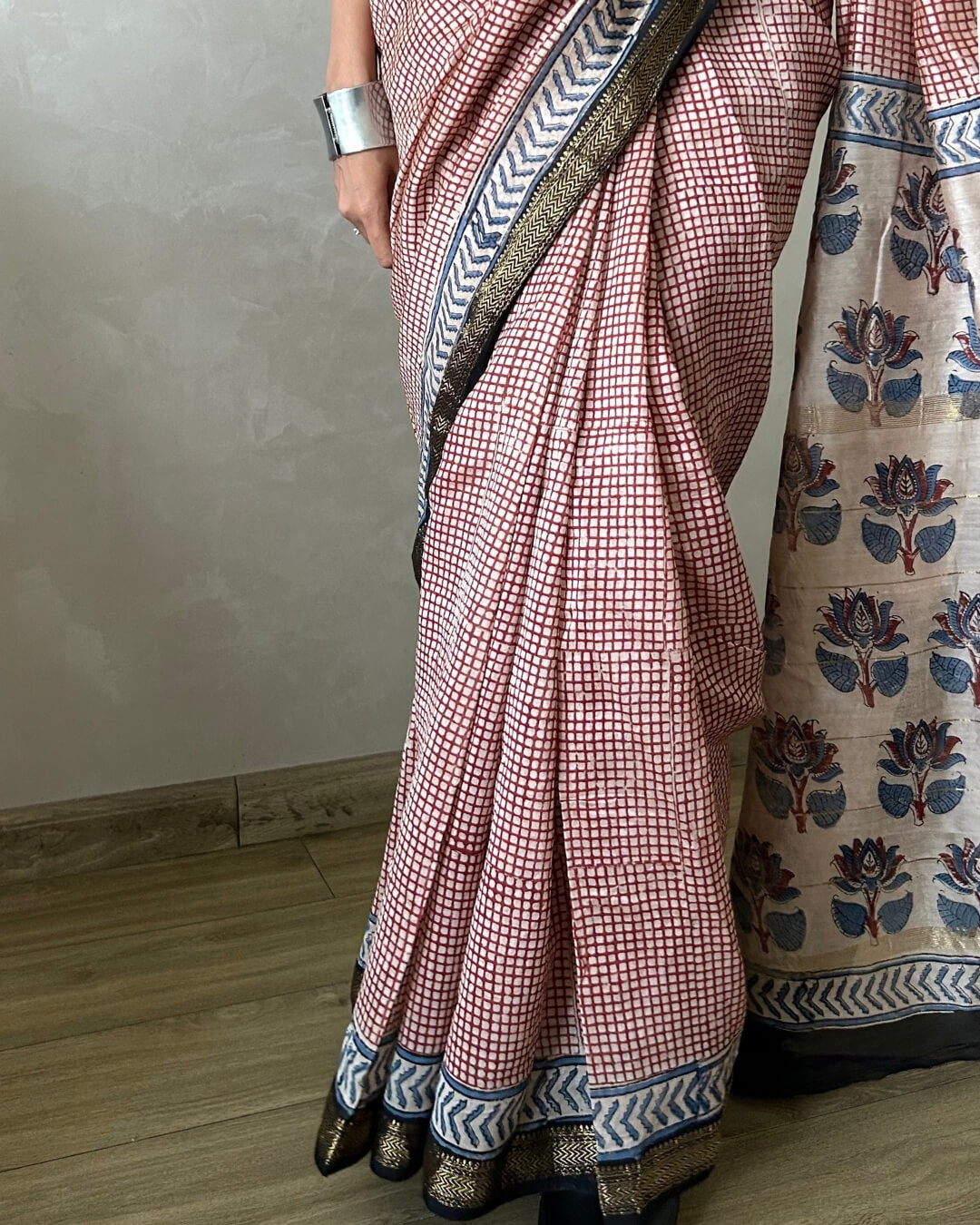 Red Maheshwari Cotton