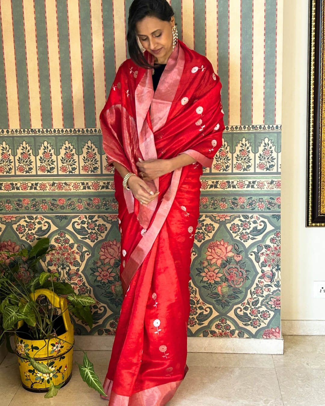 Amaira Chanderi Pattu Silk Saree