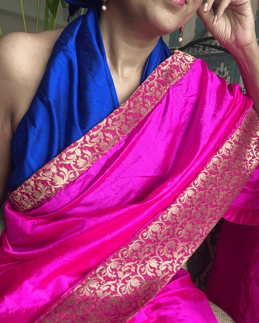 Empress Rani Pink Pattu Silk Saree