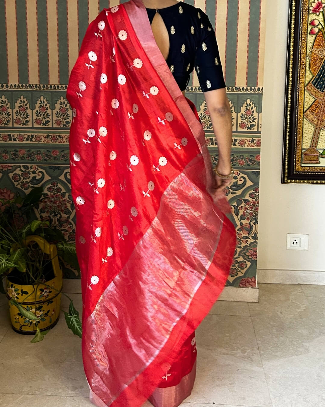 Amaira Chanderi Pattu Silk Saree