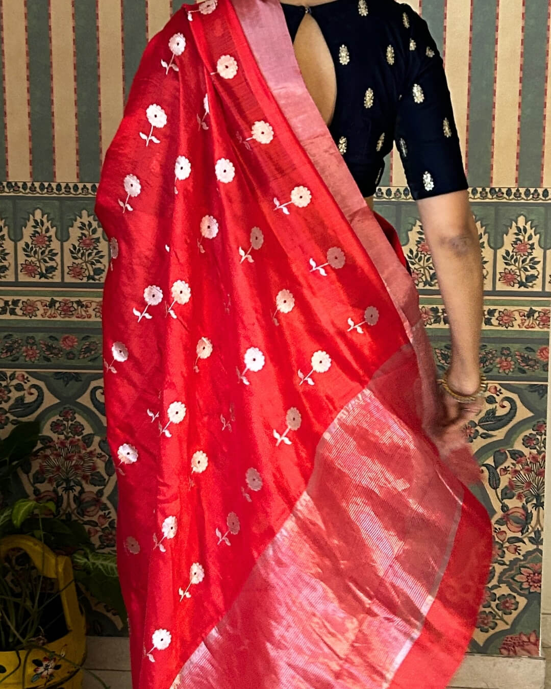 Amaira Chanderi Pattu Silk Saree