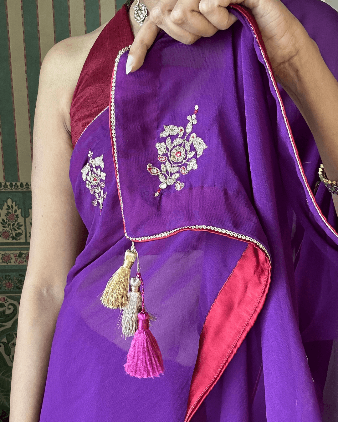 Jamuni Georgette Saree