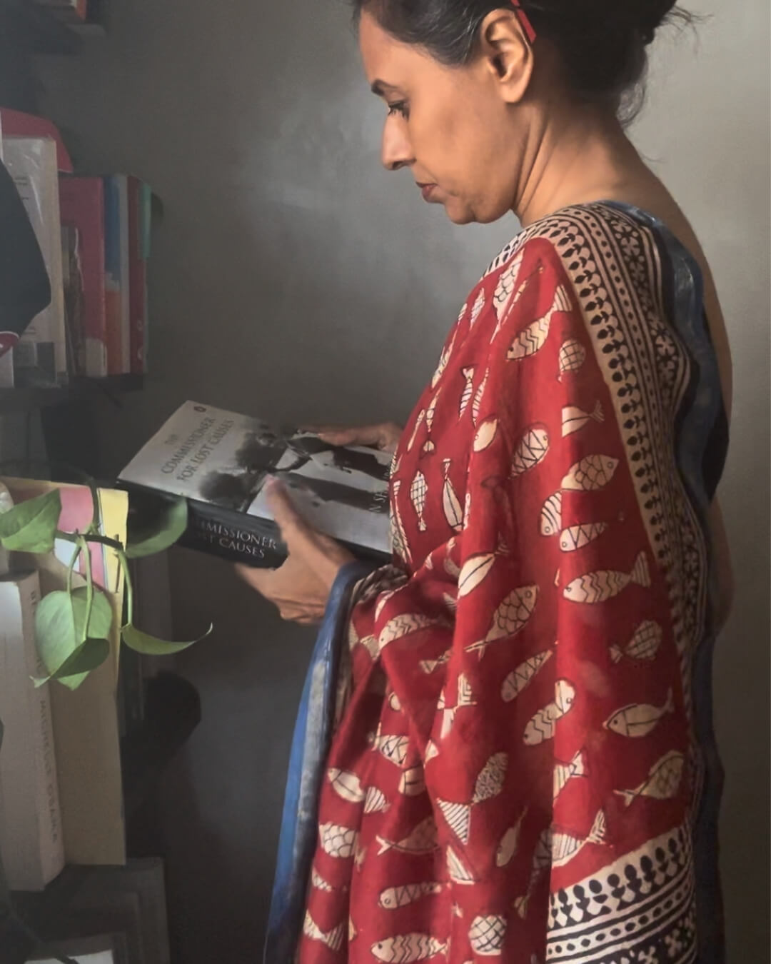 Meenakshi Chanderi Hand Block Printed Saree