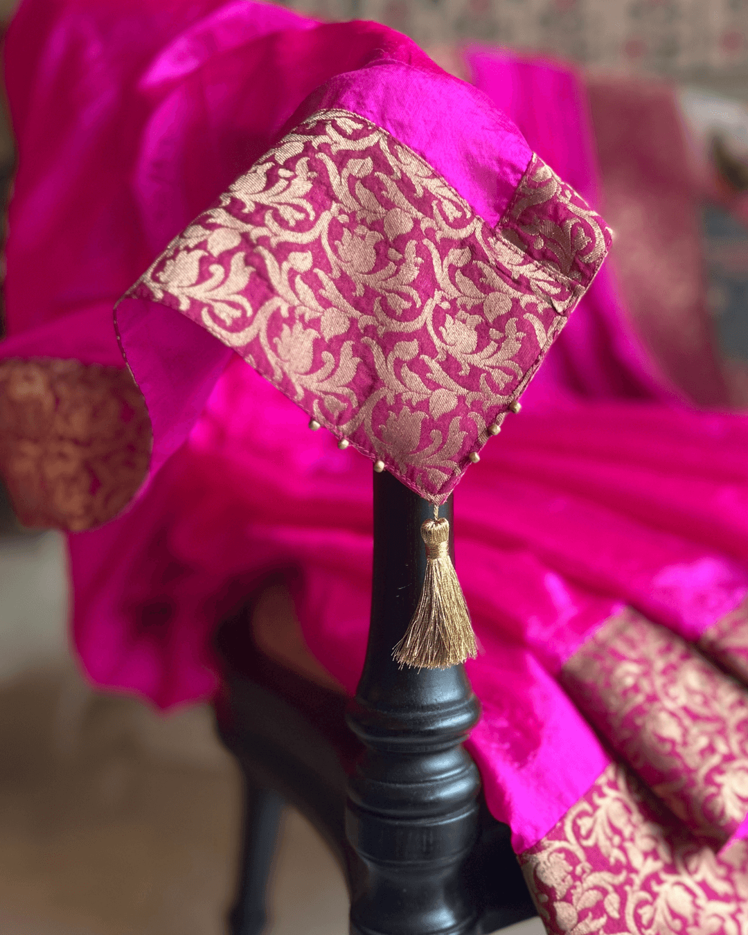 Empress Rani Pink Pattu Silk Saree
