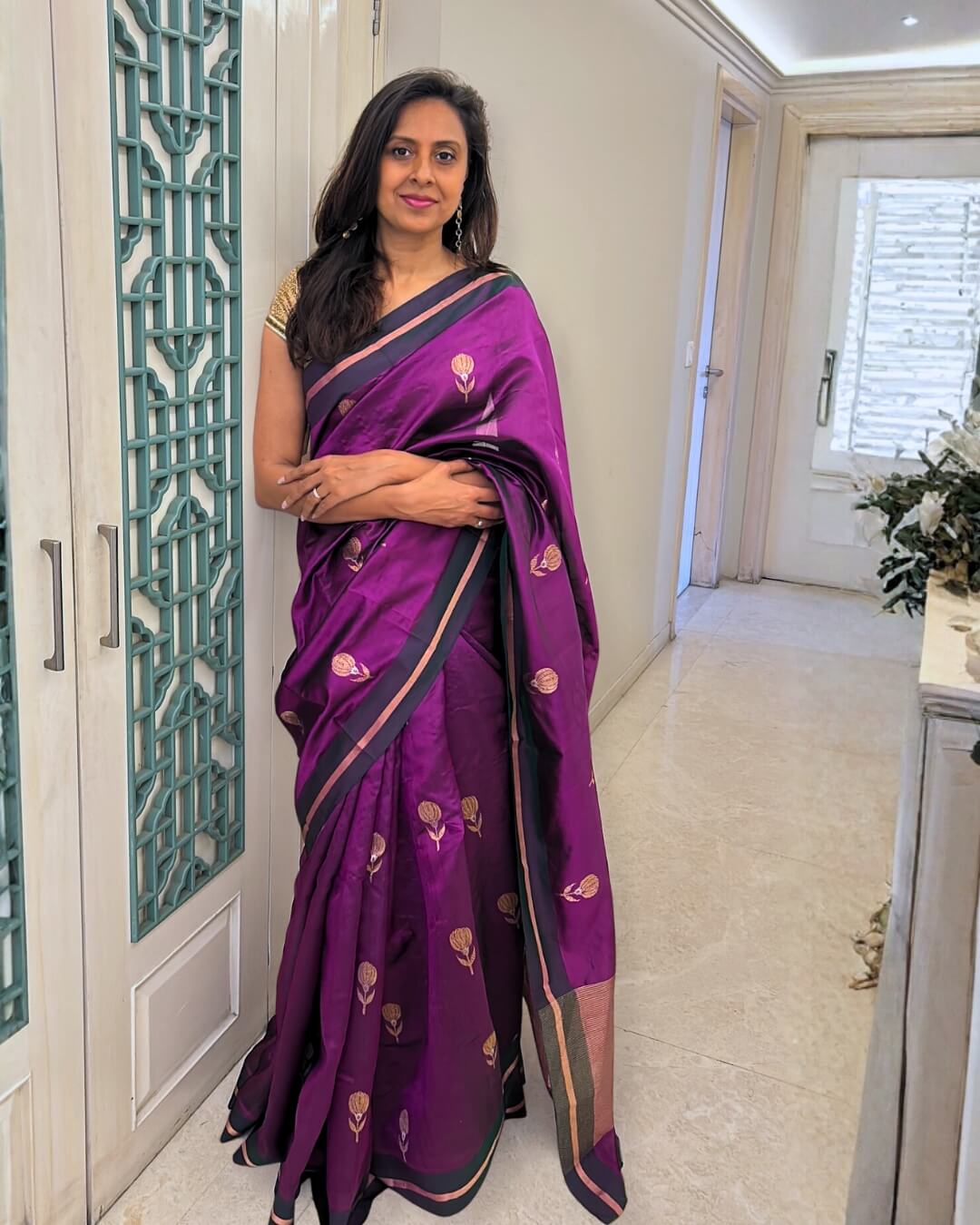Rajeshwari Chanderi Pattu Silk Saree