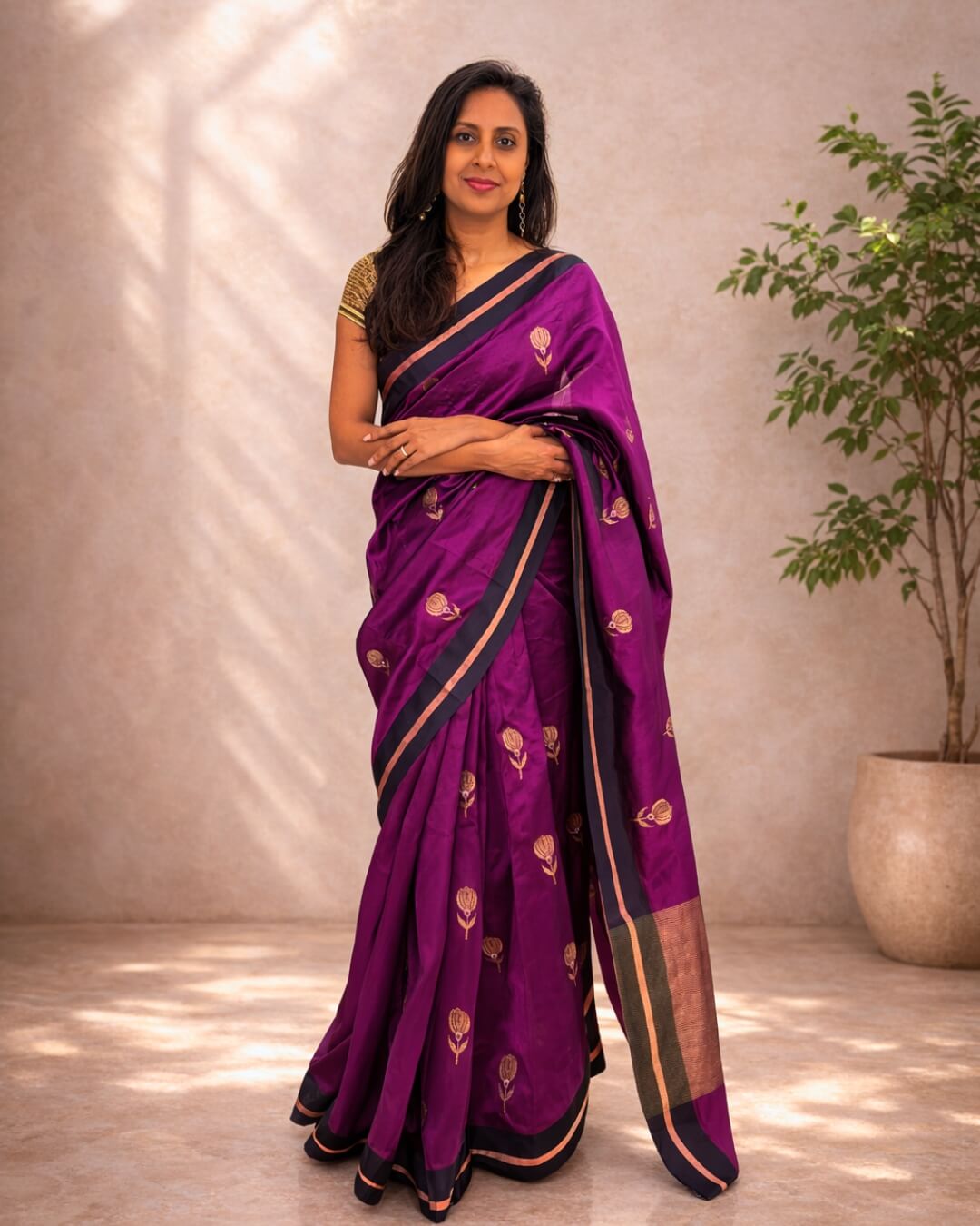 Rajeshwari Chanderi Pattu Silk Saree