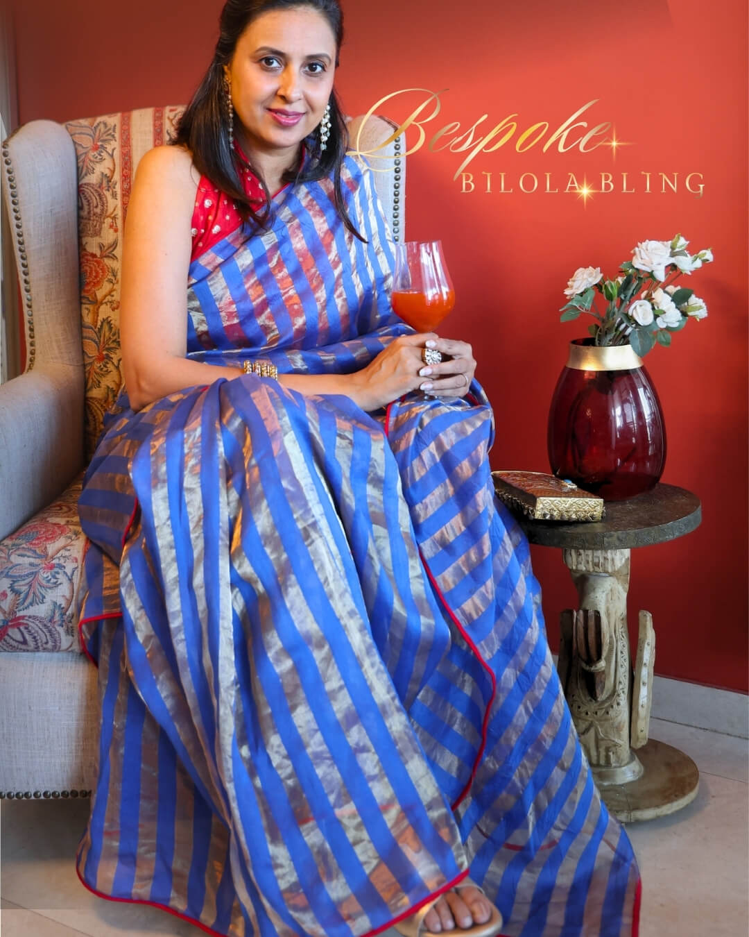 "Raat Jawaan Hai" Chanderi Saree