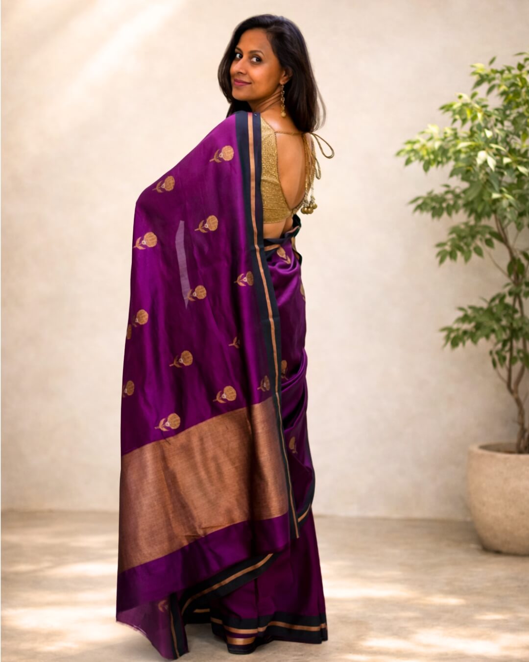 Rajeshwari Chanderi Pattu Silk Saree