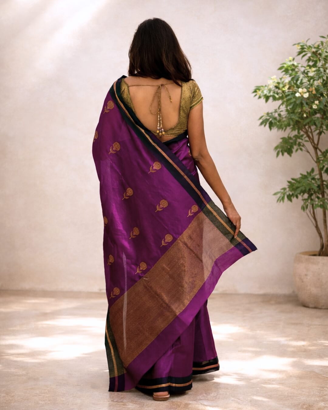 Rajeshwari Chanderi Pattu Silk Saree