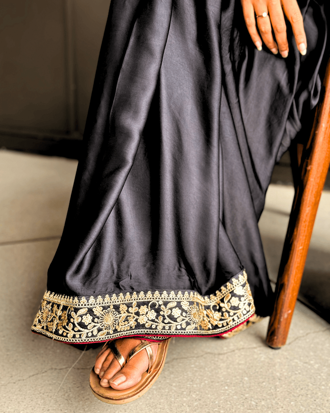 Black Mumtaz Saree